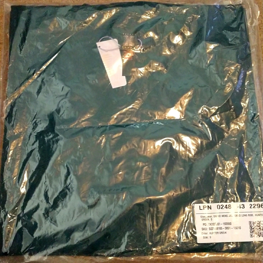 Savage X Satin Jacquard Long Robe 